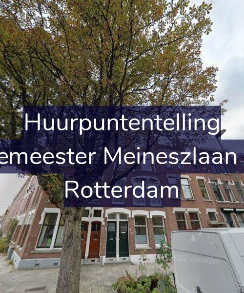 Foto gevel Huurpuntentelling voor Burgemeester Meineszlaan 62-A, Rotterdam