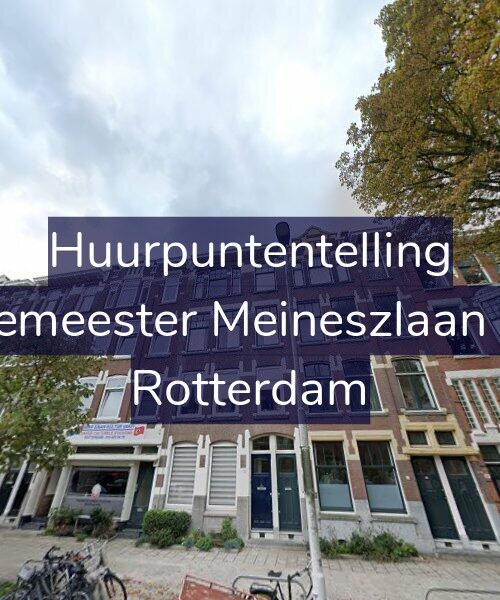Foto gevel Huurpuntentelling voor Burgemeester Meineszlaan 10-A, Rotterdam