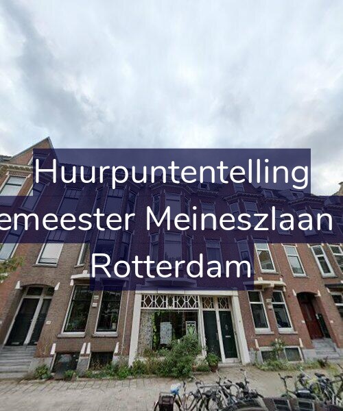 Foto gevel Huurpuntentelling voor Burgemeester Meineszlaan 30-A, Rotterdam