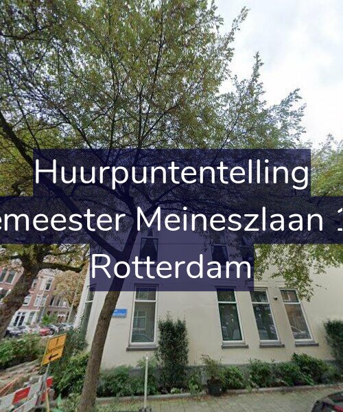 Foto gevel Huurpuntentelling voor Burgemeester Meineszlaan 114-B, Rotterdam