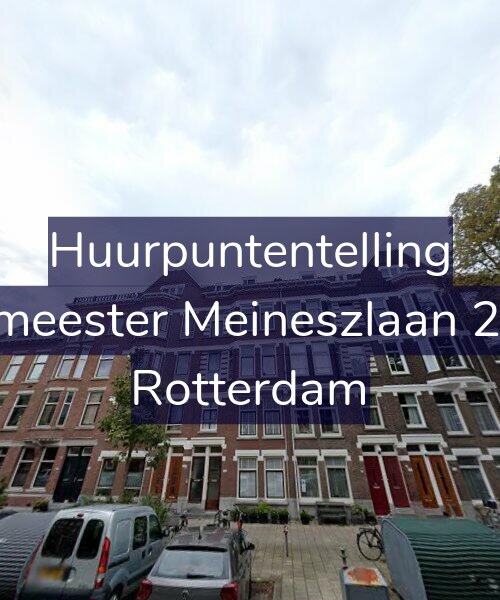 Foto gevel Huurpuntentelling voor Burgemeester Meineszlaan 27-B02, Rotterdam