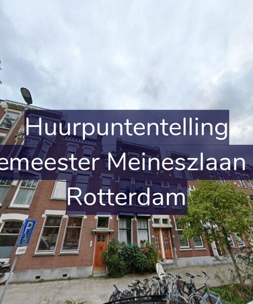 Foto gevel Huurpuntentelling voor Burgemeester Meineszlaan 66-A, Rotterdam