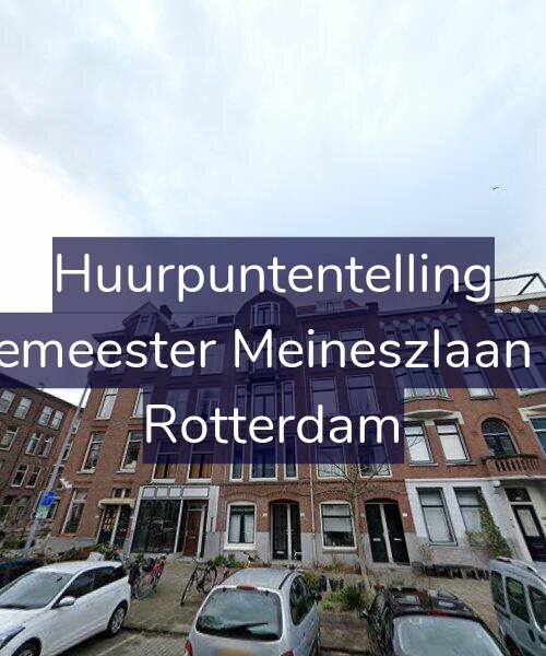 Foto gevel Huurpuntentelling voor Burgemeester Meineszlaan 93-B, Rotterdam