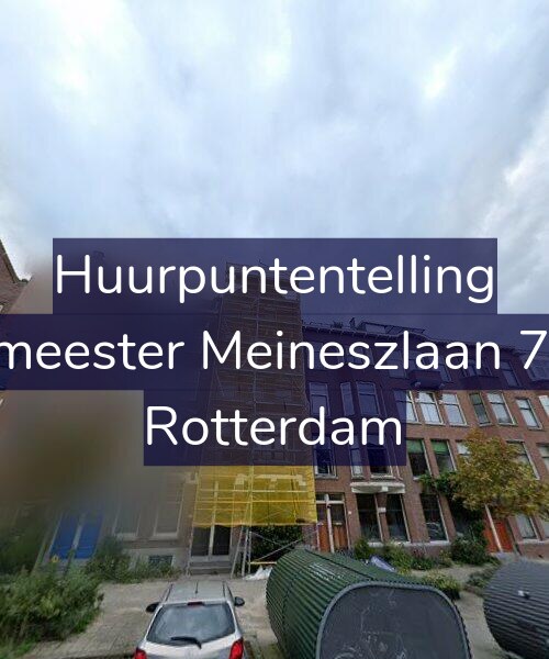 Foto gevel Huurpuntentelling voor Burgemeester Meineszlaan 73-B02, Rotterdam