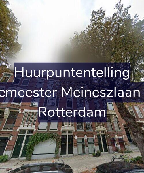 Foto gevel Huurpuntentelling voor Burgemeester Meineszlaan 20-B, Rotterdam