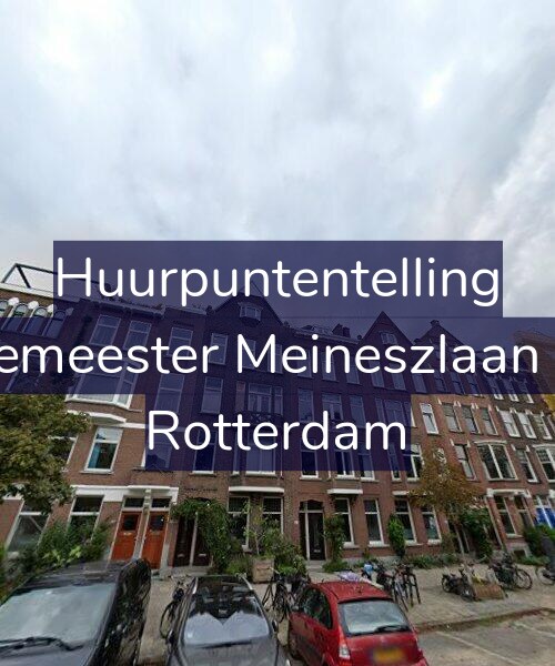 Foto gevel Huurpuntentelling voor Burgemeester Meineszlaan 83-A, Rotterdam