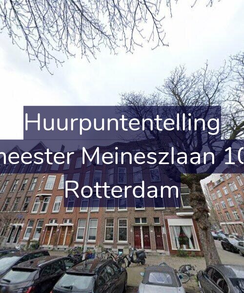 Foto gevel Huurpuntentelling voor Burgemeester Meineszlaan 101-A02, Rotterdam