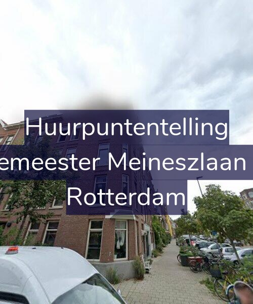 Foto gevel Huurpuntentelling voor Burgemeester Meineszlaan 97-B, Rotterdam