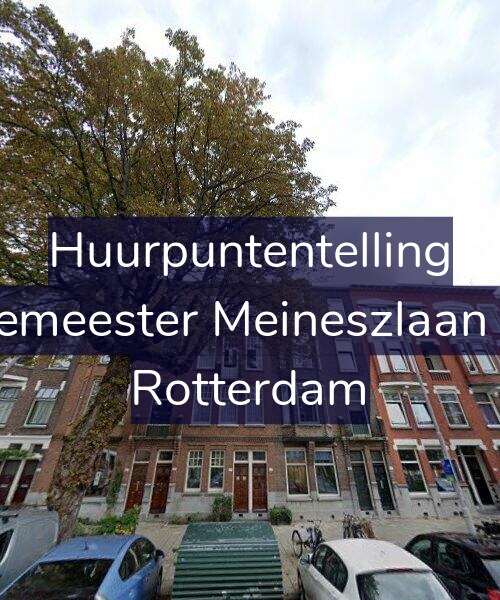 Foto gevel Huurpuntentelling voor Burgemeester Meineszlaan 51-B, Rotterdam