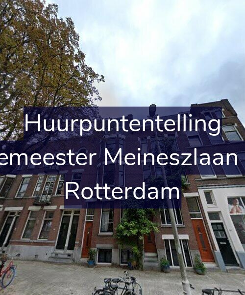 Foto gevel Huurpuntentelling voor Burgemeester Meineszlaan 80-A, Rotterdam