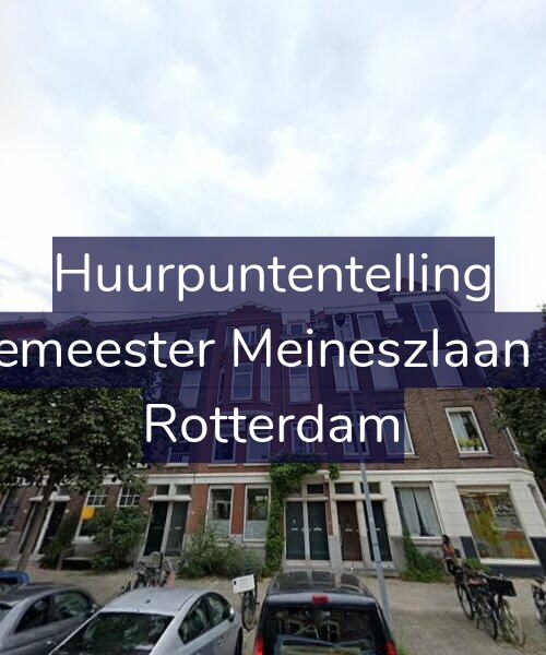 Foto gevel Huurpuntentelling voor Burgemeester Meineszlaan 39-A, Rotterdam