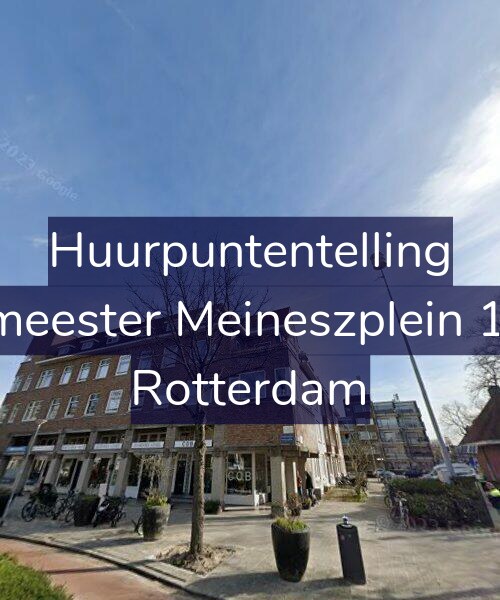 Foto gevel Huurpuntentelling voor Burgemeester Meineszplein 14-A01, Rotterdam
