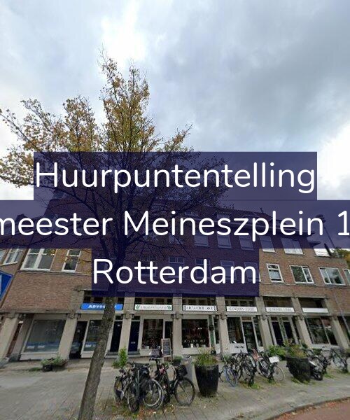 Foto gevel Huurpuntentelling voor Burgemeester Meineszplein 12-A01, Rotterdam