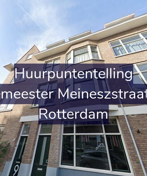 Foto gevel Huurpuntentelling voor Burgemeester Meineszstraat 9-01, Rotterdam