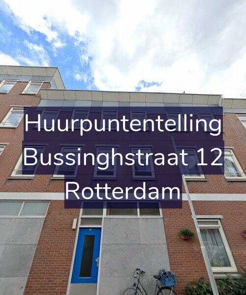 Foto gevel Huurpuntentelling voor Bussinghstraat 12, Rotterdam
