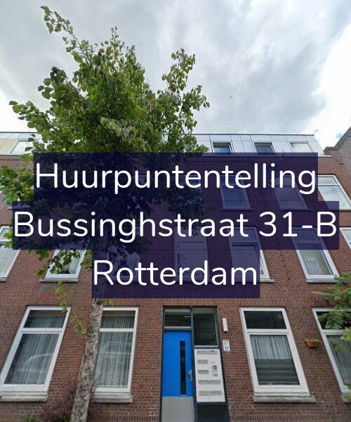 Foto gevel Huurpuntentelling voor Bussinghstraat 31-B, Rotterdam