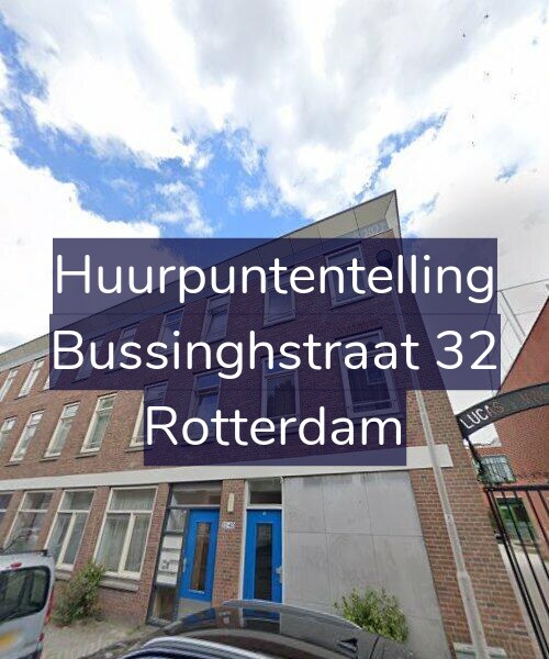 Foto gevel Huurpuntentelling voor Bussinghstraat 32, Rotterdam