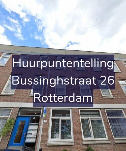 Foto gevel Huurpuntentelling voor Bussinghstraat 26, Rotterdam