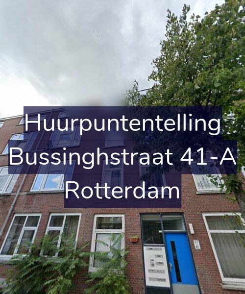 Foto gevel Huurpuntentelling voor Bussinghstraat 41-A, Rotterdam