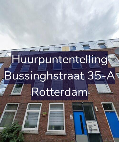 Foto gevel Huurpuntentelling voor Bussinghstraat 35-A, Rotterdam