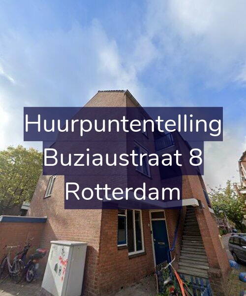 Foto gevel Huurpuntentelling voor Buziaustraat 8, Rotterdam