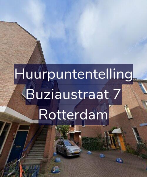 Foto gevel Huurpuntentelling voor Buziaustraat 7, Rotterdam