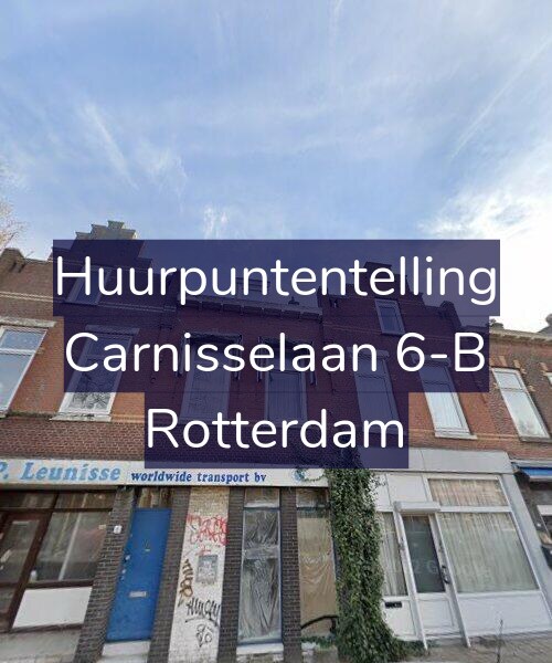 Foto gevel Huurpuntentelling voor Carnisselaan 6-B, Rotterdam