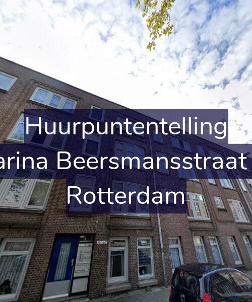 Foto gevel Huurpuntentelling voor Catharina Beersmansstraat 58-D, Rotterdam