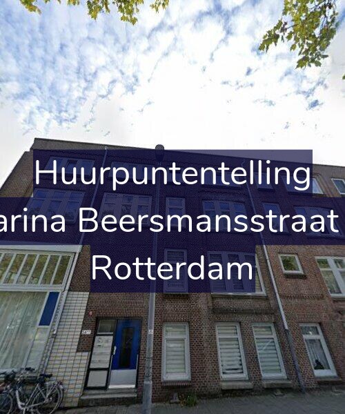 Foto gevel Huurpuntentelling voor Catharina Beersmansstraat 56-B, Rotterdam