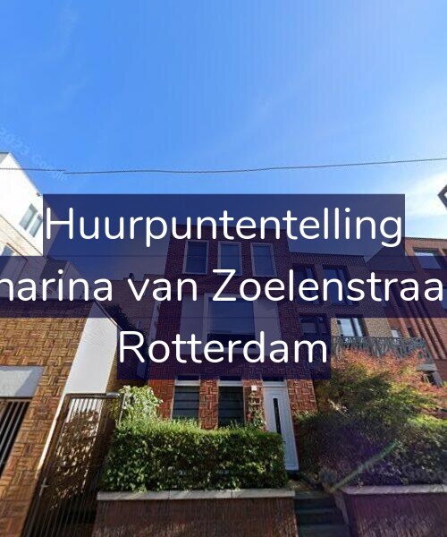 Foto gevel Huurpuntentelling voor Catharina van Zoelenstraat 35, Rotterdam