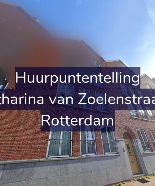 Foto gevel Huurpuntentelling voor Catharina van Zoelenstraat 5, Rotterdam