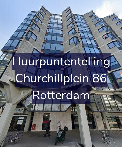 Foto gevel Huurpuntentelling voor Churchillplein 86, Rotterdam