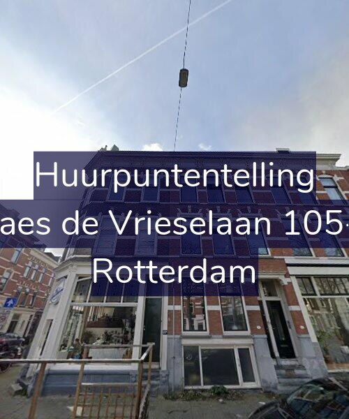 Foto gevel Huurpuntentelling voor Claes de Vrieselaan 105-B, Rotterdam