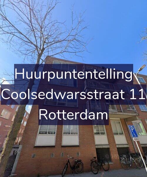 Foto gevel Huurpuntentelling voor Coolsedwarsstraat 11, Rotterdam
