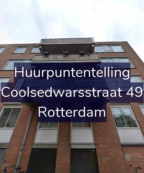 Foto gevel Huurpuntentelling voor Coolsedwarsstraat 49, Rotterdam
