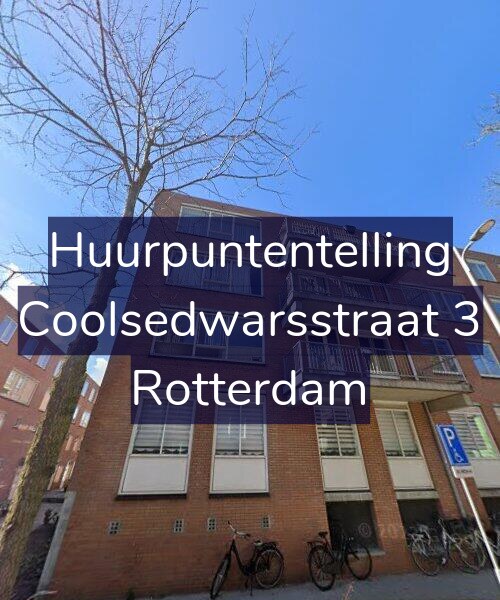 Foto gevel Huurpuntentelling voor Coolsedwarsstraat 3, Rotterdam