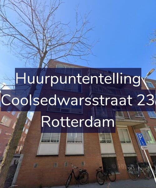 Foto gevel Huurpuntentelling voor Coolsedwarsstraat 23, Rotterdam