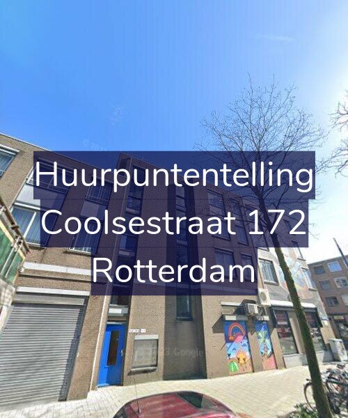 Foto gevel Huurpuntentelling voor Coolsestraat 172, Rotterdam