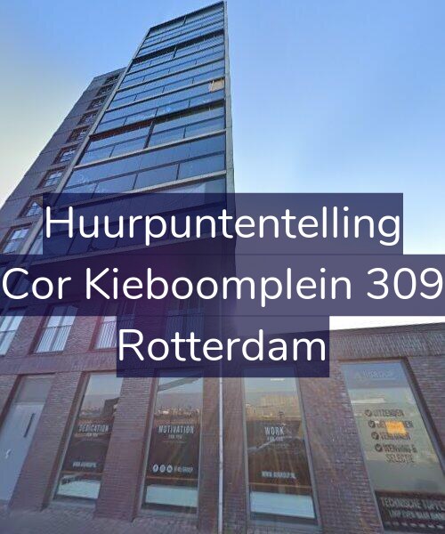 Foto gevel Huurpuntentelling voor Cor Kieboomplein 309, Rotterdam