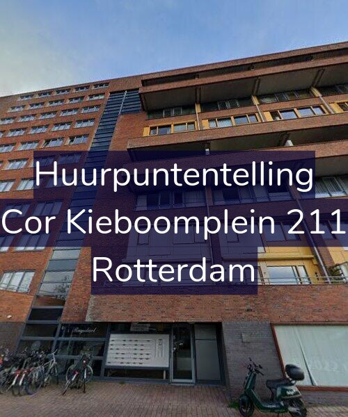 Foto gevel Huurpuntentelling voor Cor Kieboomplein 211, Rotterdam