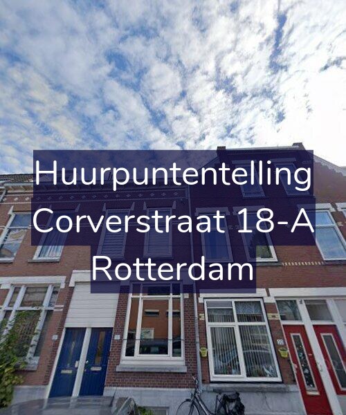 Foto gevel Huurpuntentelling voor Corverstraat 18-A, Rotterdam