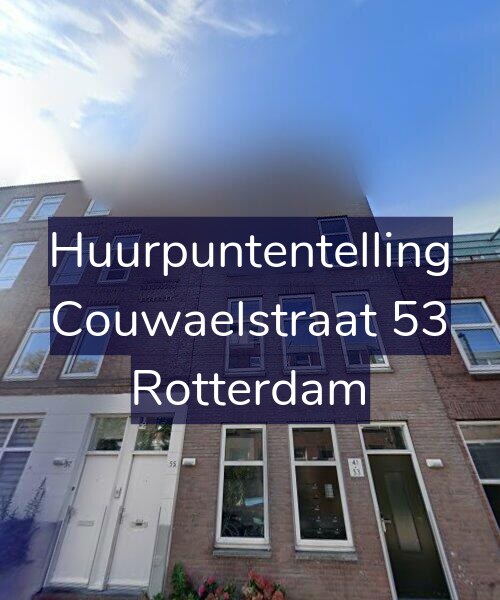 Foto gevel Huurpuntentelling voor Couwaelstraat 53, Rotterdam