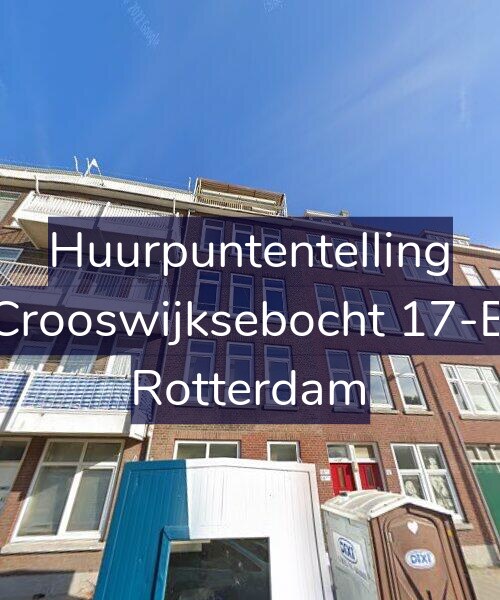 Foto gevel Huurpuntentelling voor Crooswijksebocht 17-B, Rotterdam