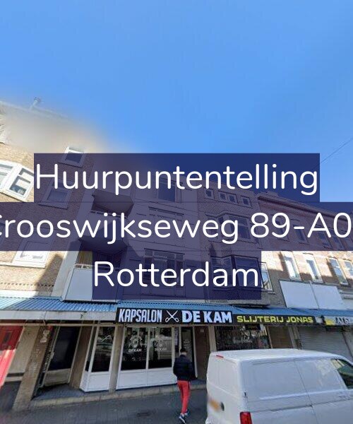 Foto gevel Huurpuntentelling voor Crooswijkseweg 89-A02, Rotterdam