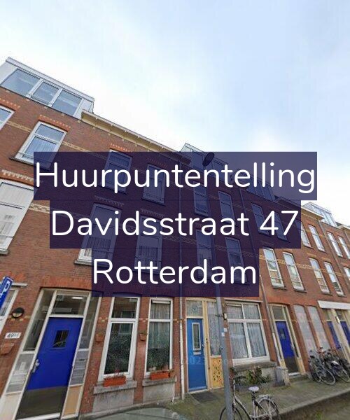 Foto gevel Huurpuntentelling voor Davidsstraat 47, Rotterdam