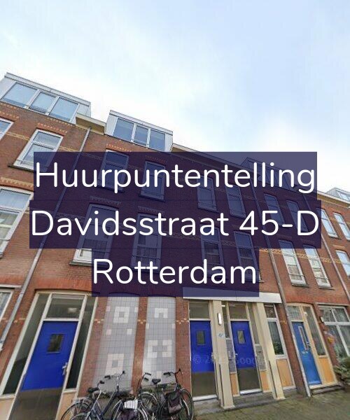 Foto gevel Huurpuntentelling voor Davidsstraat 45-D, Rotterdam