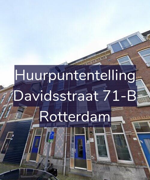 Foto gevel Huurpuntentelling voor Davidsstraat 71-B, Rotterdam