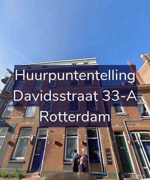 Foto gevel Huurpuntentelling voor Davidsstraat 33-A, Rotterdam
