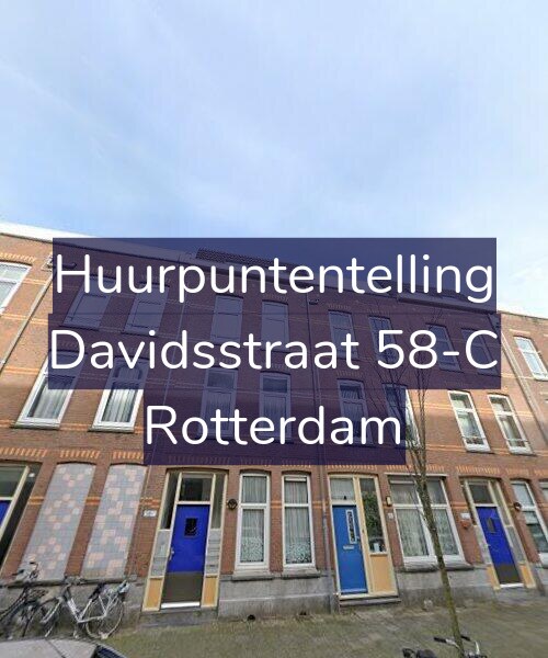 Foto gevel Huurpuntentelling voor Davidsstraat 58-C, Rotterdam