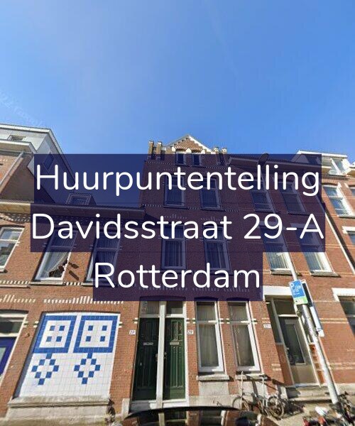Foto gevel Huurpuntentelling voor Davidsstraat 29-A, Rotterdam